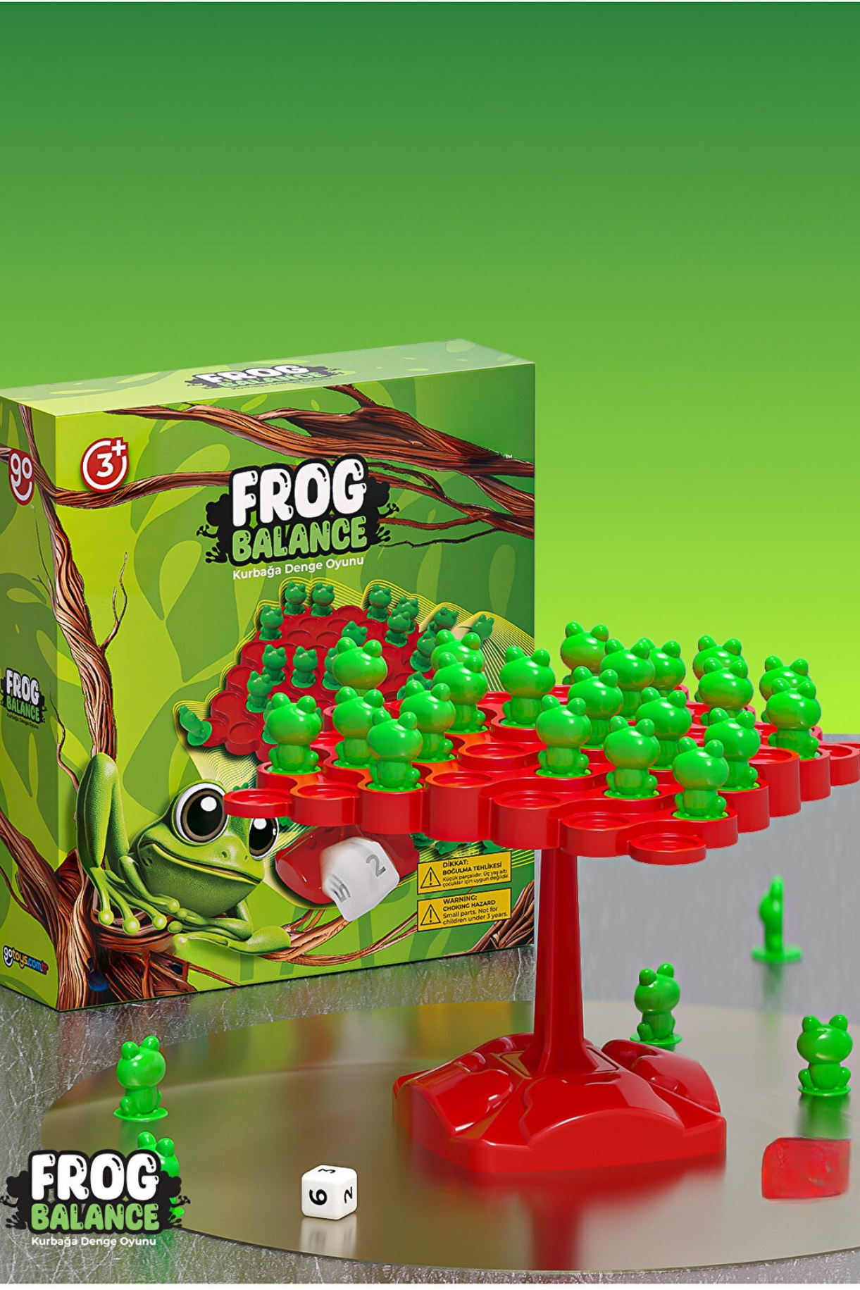 Jump Balance™ Kurbağa Denge Ebeveyn Çocuk Etkileşim Oyunu