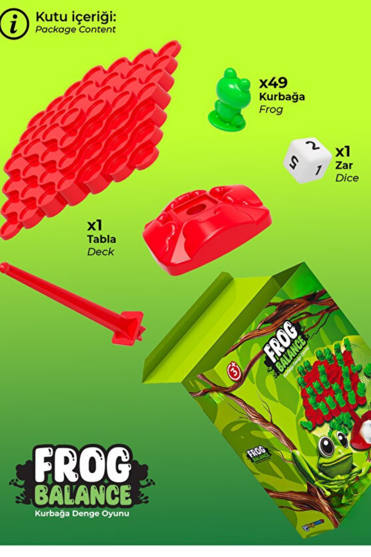 Jump Balance™ Kurbağa Denge Ebeveyn Çocuk Etkileşim Oyunu